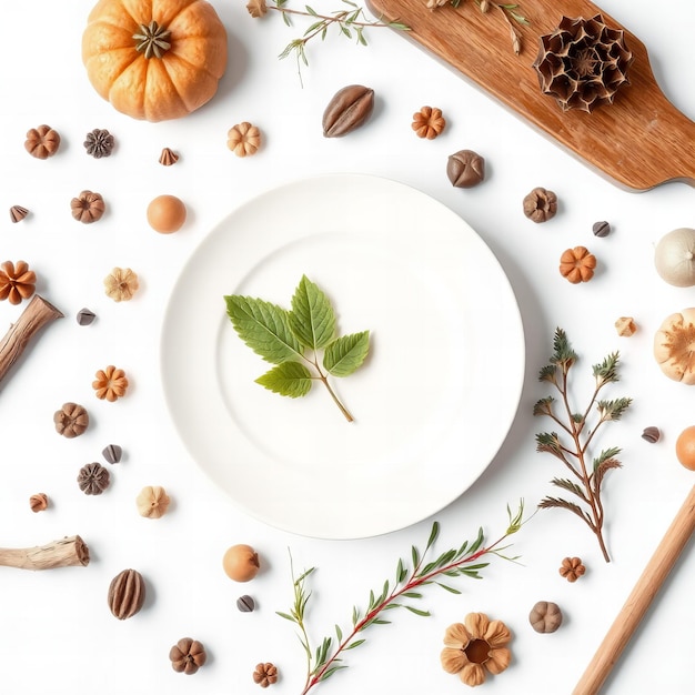 Talerz z daniem sezonowym